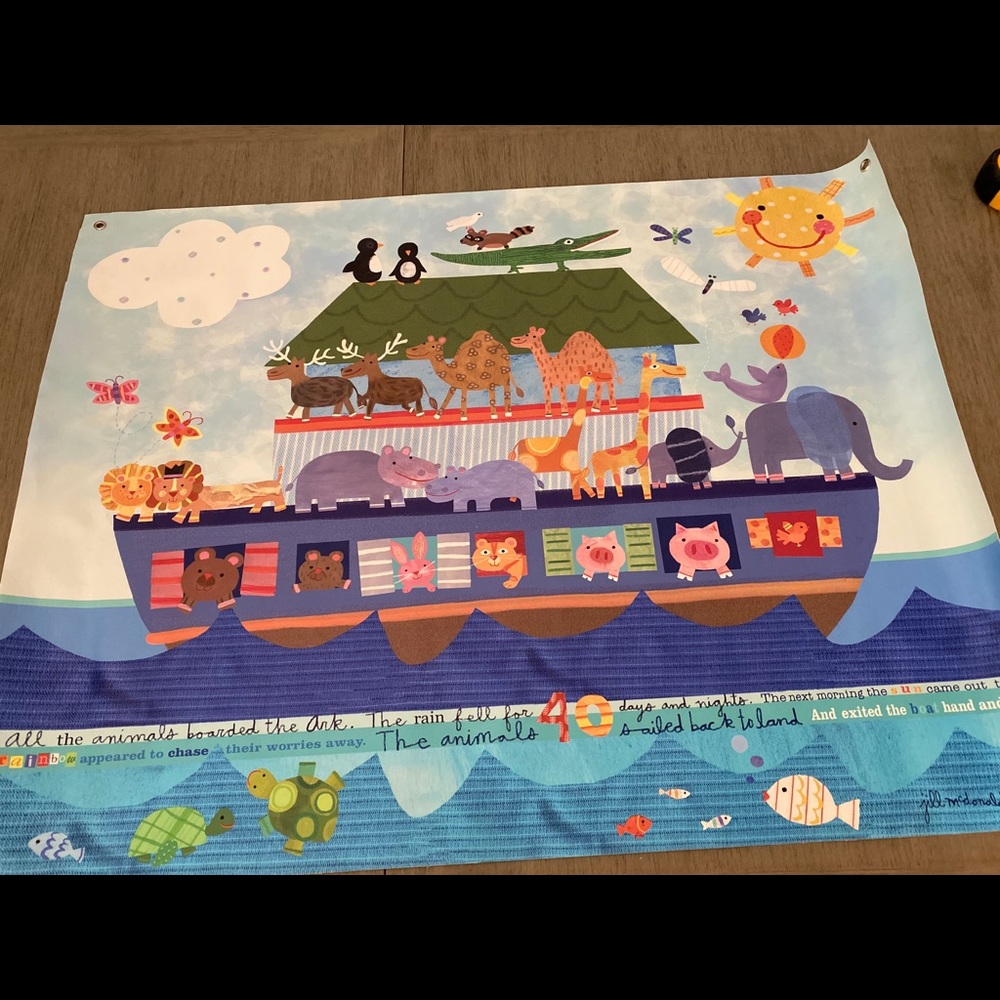 Oopsy Daisy Wall Mural - Noah’s Ark print